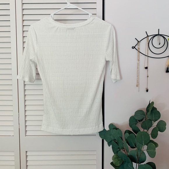 ZARA | White ruffle blouse - Picture 2 of 3